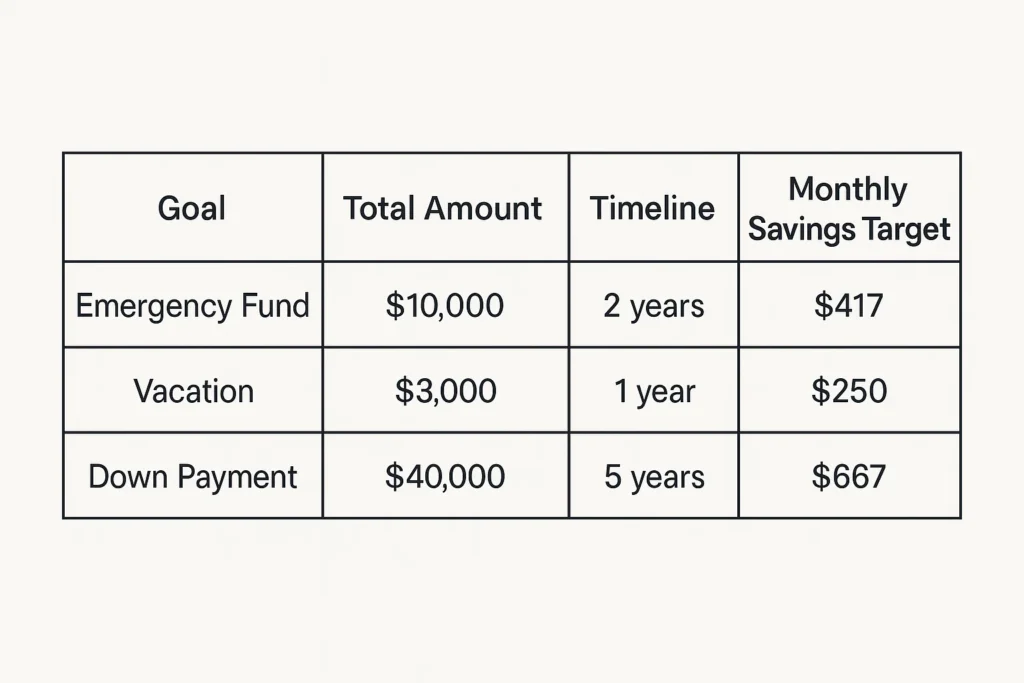 Financial Goals Planner