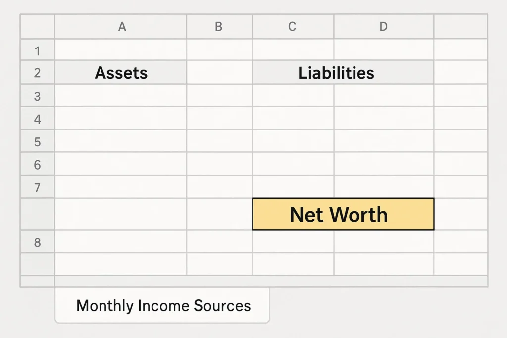 Financial Spreadsheet Overview