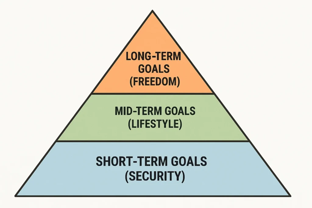 Goals Pyramid Diagram
