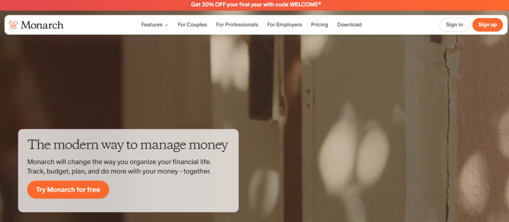 Monarch Money - A Financial Planning Tool