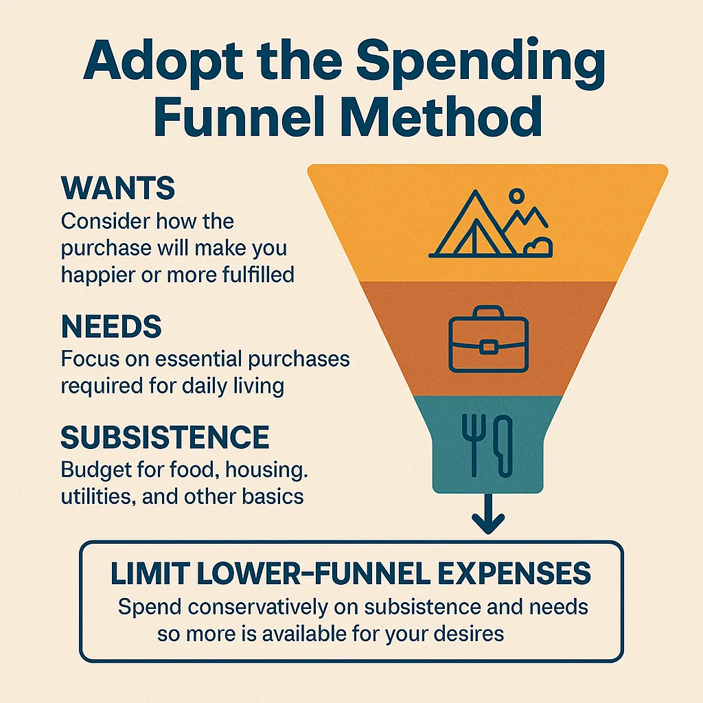 Adopt the Spending Funnel Method