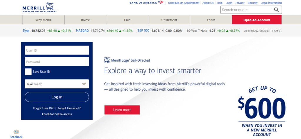 Merrill Edge Stock Market App