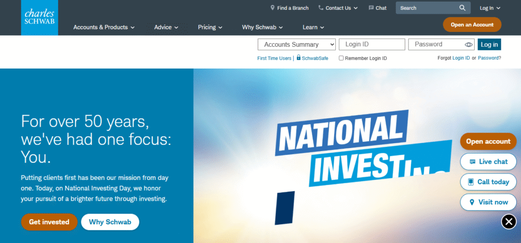 Charles Schwab Stock Market App