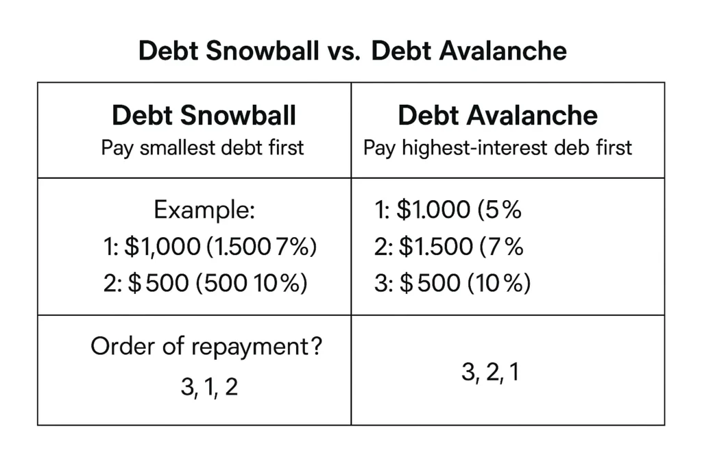 Debt Repayment Strategies Comparison