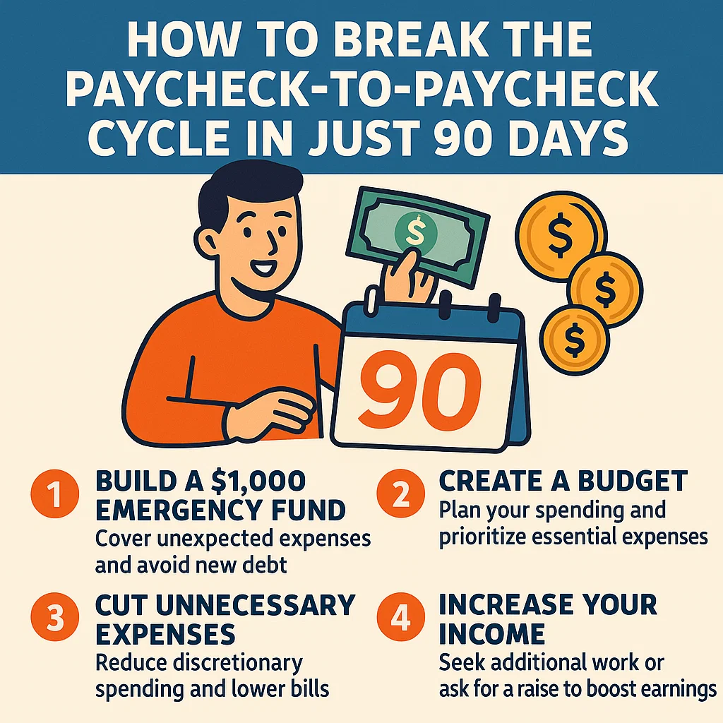 How to Break the Paycheck-to-Paycheck Cycle in Just 90 Days