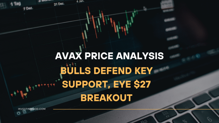AVAX Price Analysis Bulls Defend Key Support, Eye $27 Breakout