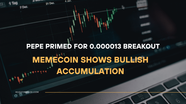 PEPE Primed for 0.00001313 Breakout Memecoin Shows Bullish Accumulation