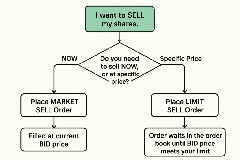 A simple flowchart of Bid-Ask