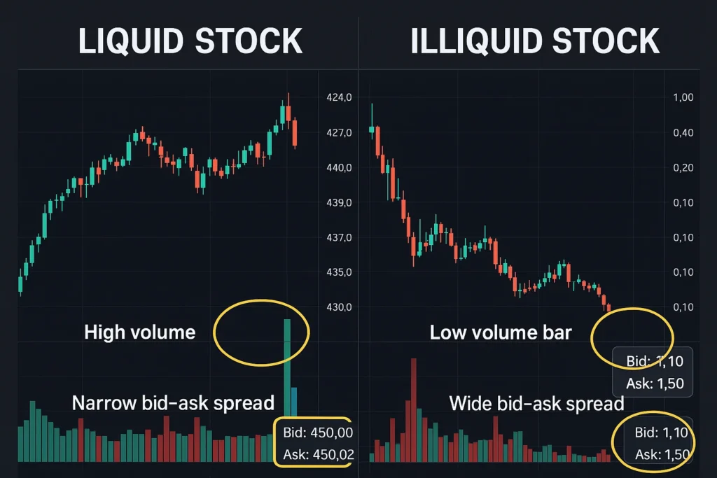 Liquid vs Illiquid Stocks