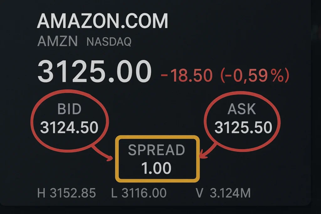 Practical Illustration of Bid-Ask