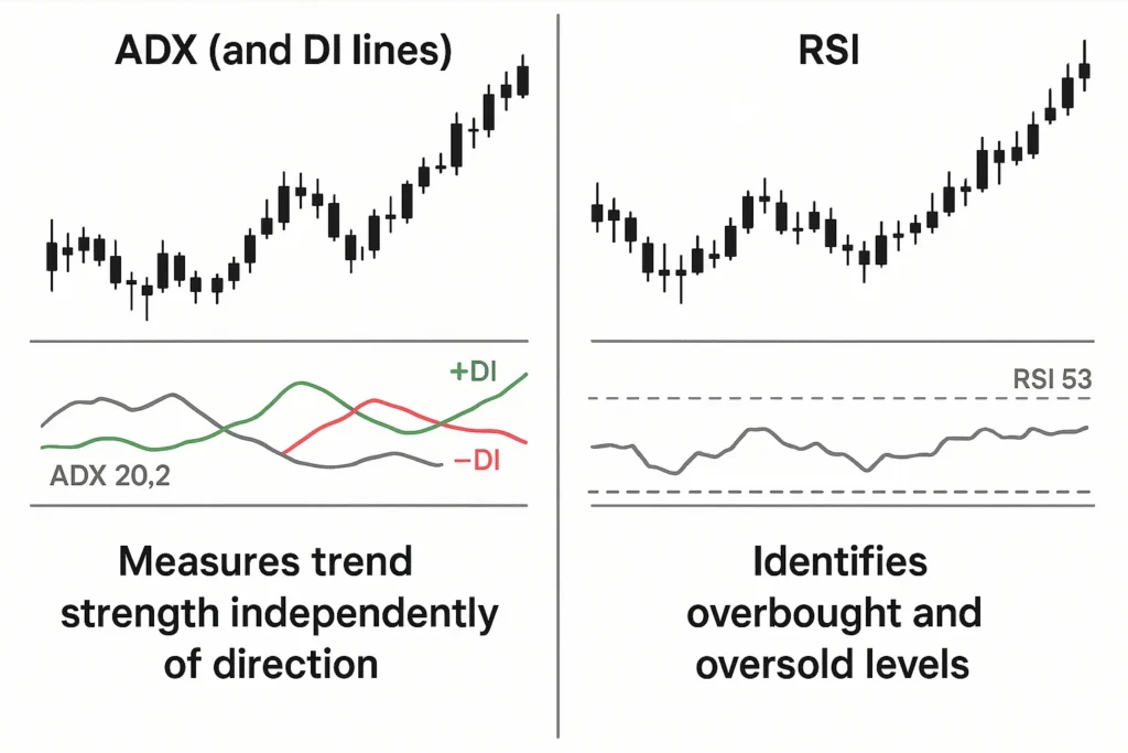 ADX vs. RSI Chart