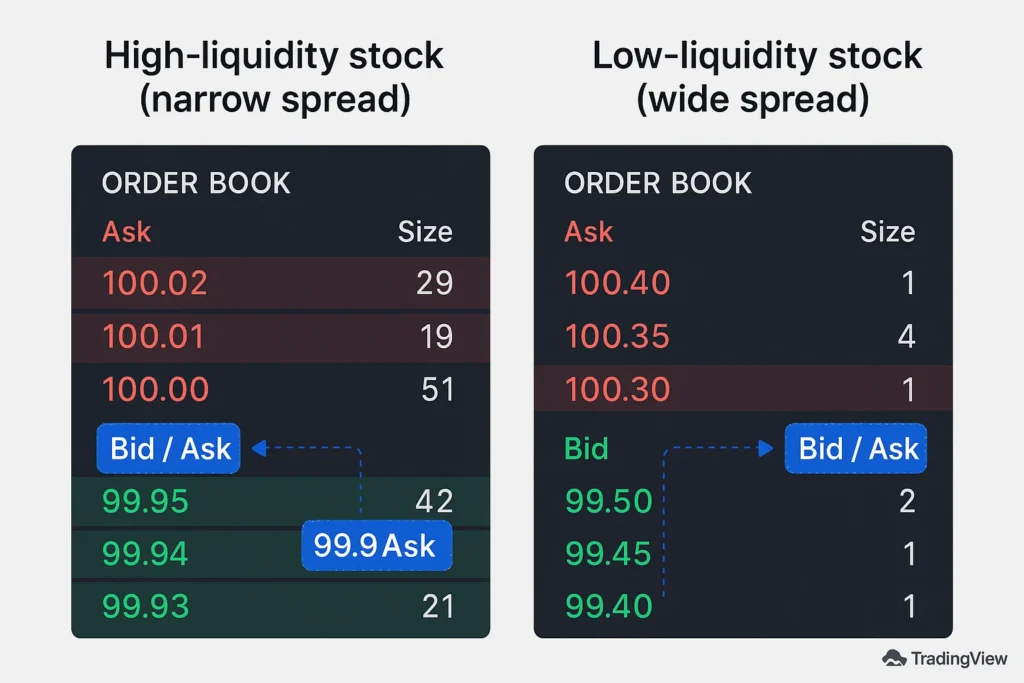 Liquidity Comparison Chart