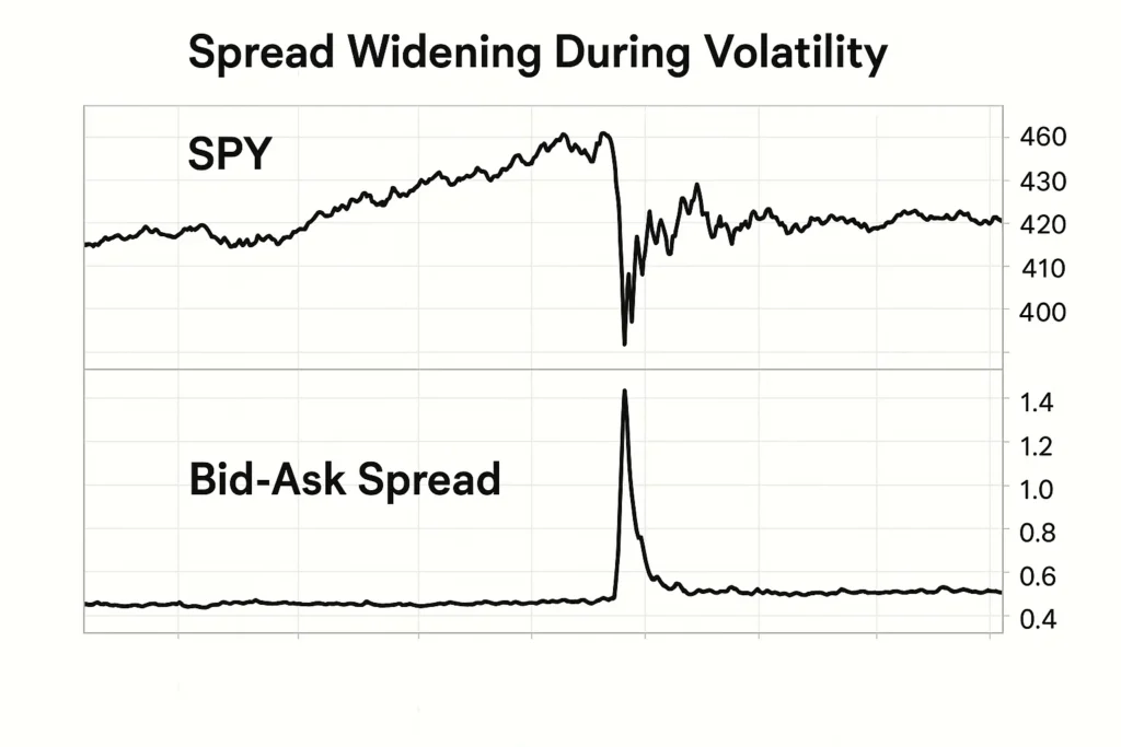 SPY Volatility Spread Widening