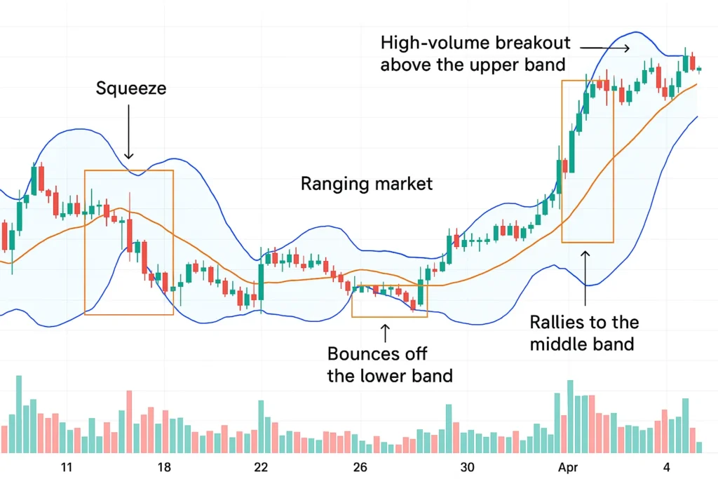 Annotated Trading Chart
