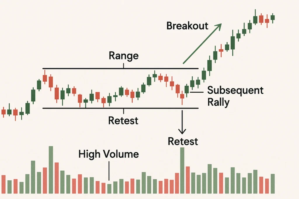 Breakout and Retest Chart