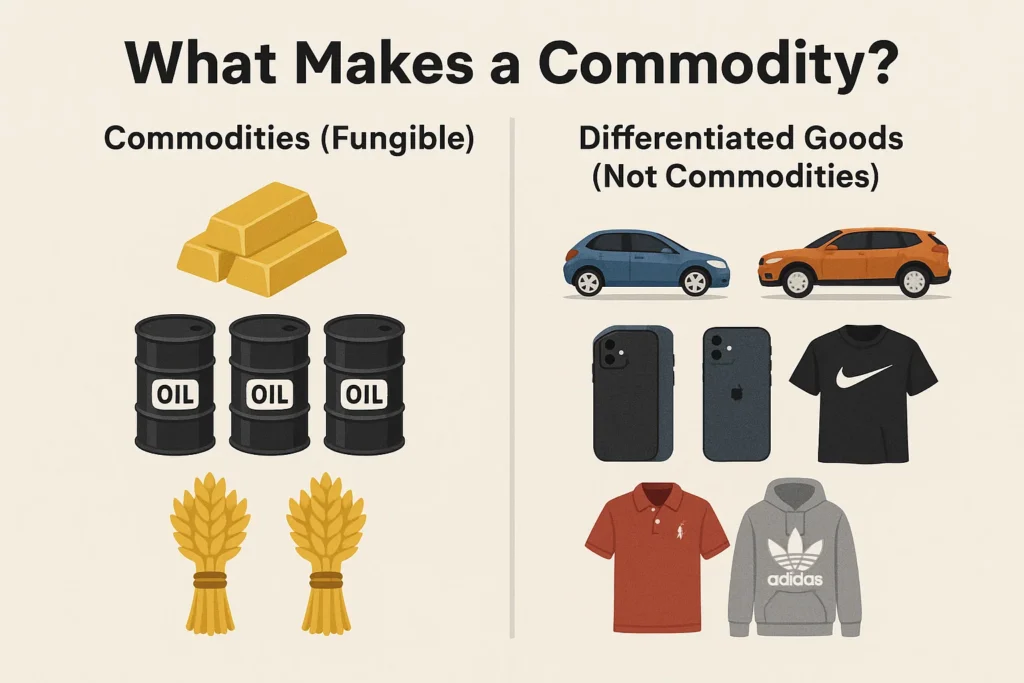 Commodity vs Differentiated Goods