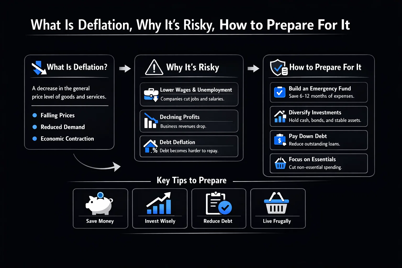 What Is Deflation, Why Its Risky, How to Prepare For It