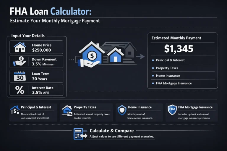 FHA Loan Calculator: Estimate Monthly Your Mortgage Payment
