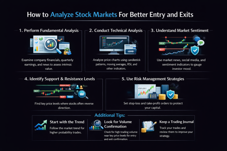 How to Analyze Stock Markets For Better Entry and Exits