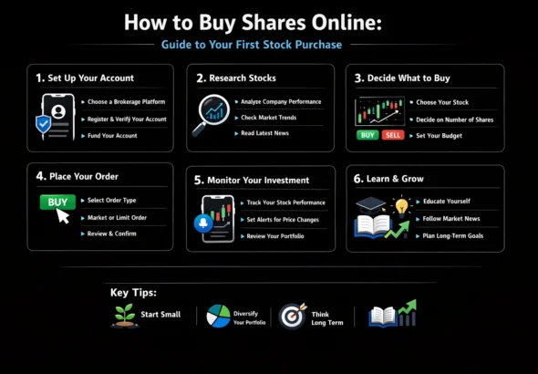 How to Buy Shares Online Guide to Your First Stock Purchase