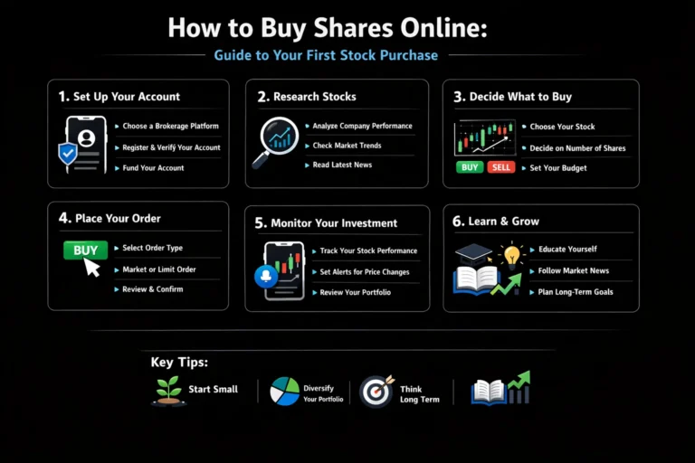 How to Buy Shares Online Guide to Your First Stock Purchase