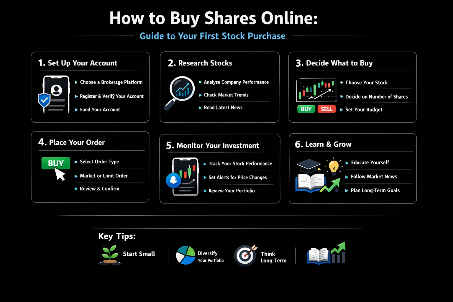 How to Buy Shares Online Guide to Your First Stock Purchase