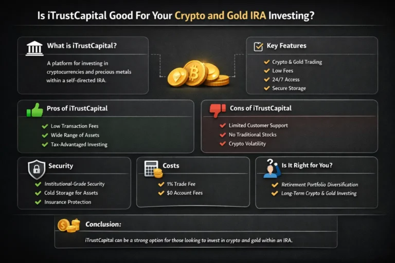 Is iTrustCapital Good For Your Crypto and Gold IRA Investing