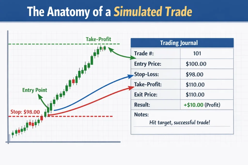 The Anatomy of a Simulated Trade