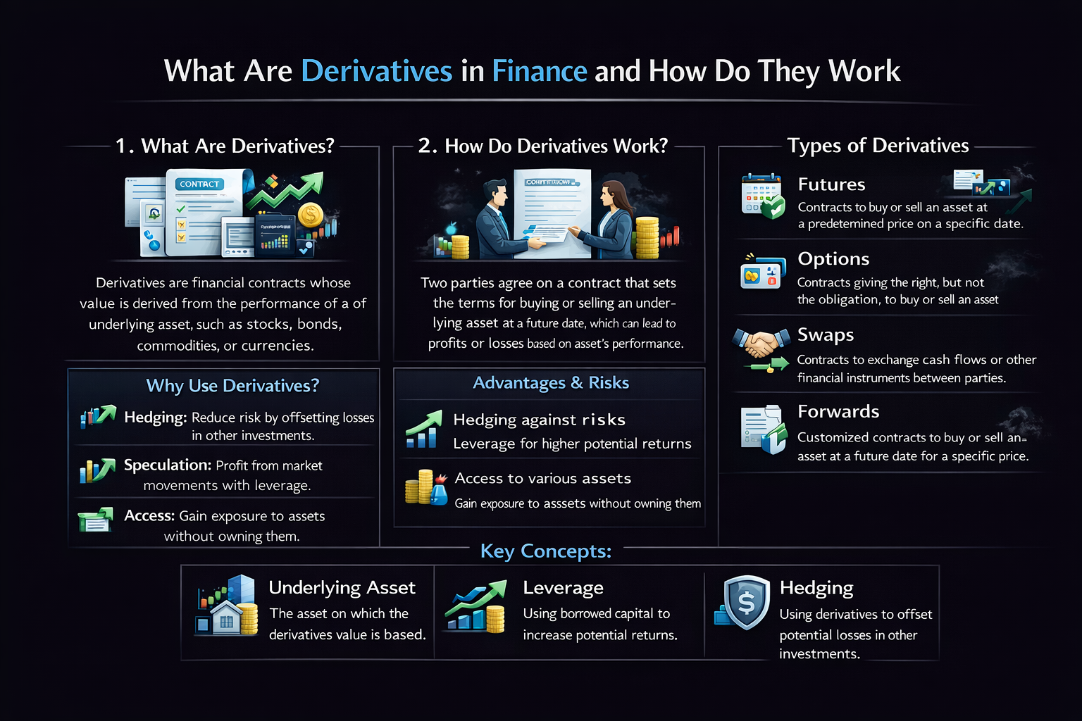 What Are Derivatives in Finance and How Do They Work