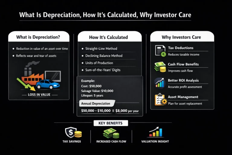 What Is Depreciation, How It's Calculated, Why Investor Care