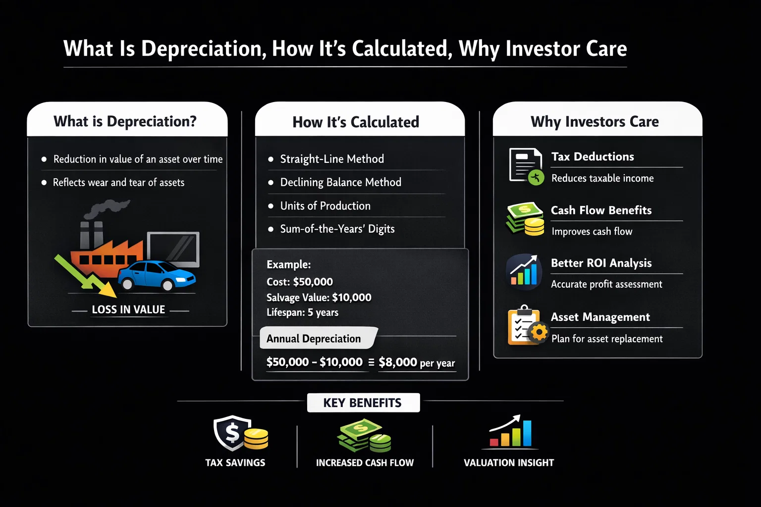 What Is Depreciation, How It's Calculated, Why Investor Care