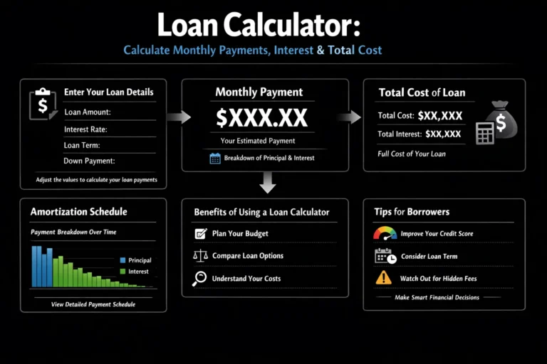 Loan Calculator Calculate Monthly Payments, Interest & Total Cost